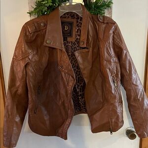 Dollhouse Tan Leather Jacket